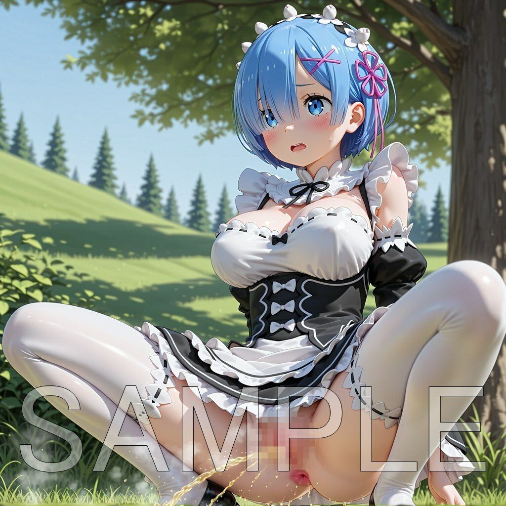 サンプル画像4:草原野ションレムりん(はいいろ) [d_679283]