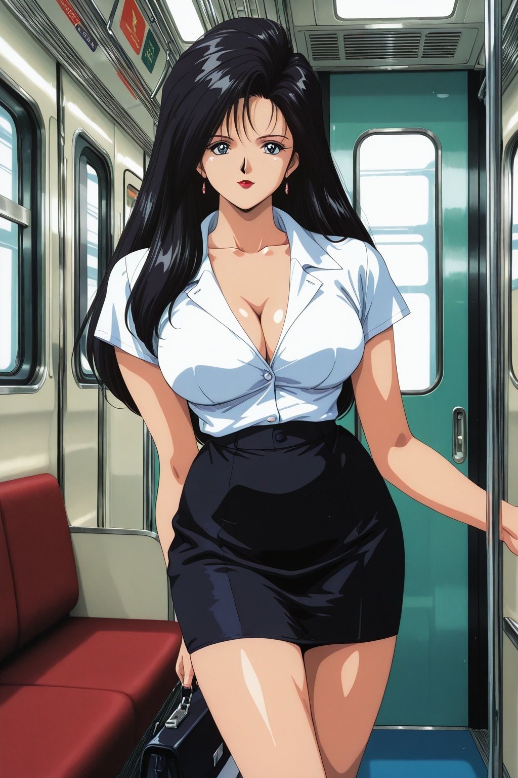 通勤電車で痴●されたグラマラスおんな教師 画像2