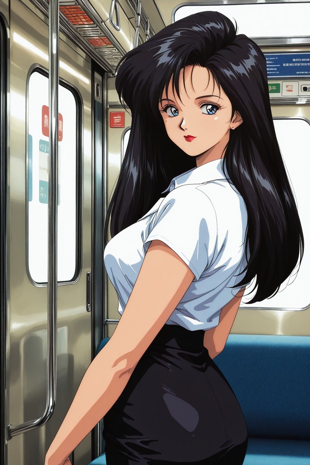 通勤電車で痴●されたグラマラスおんな教師 画像3