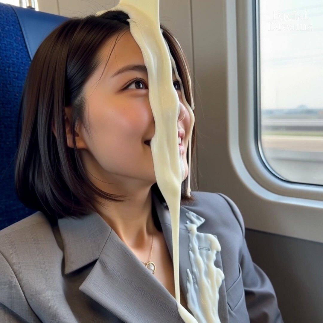 サンプル画像5:Fluid Dreams 白い朝の出来事 電車編【Vol.1】後編(FacialDreams) [d_679407]