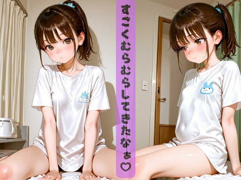 サンプル画像2:ユリちゃんはキモイお爺ちゃんの言いなり(ロリのりな女子校生ちっぱいランド) [d_679454]