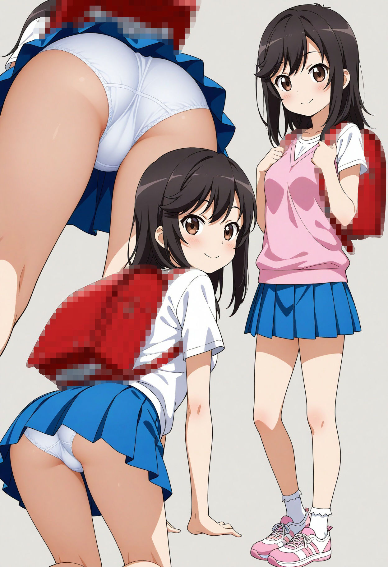 サンプル画像3:立ち絵とローアングル【一条蛍風1】(Lunarith) [d_679461]