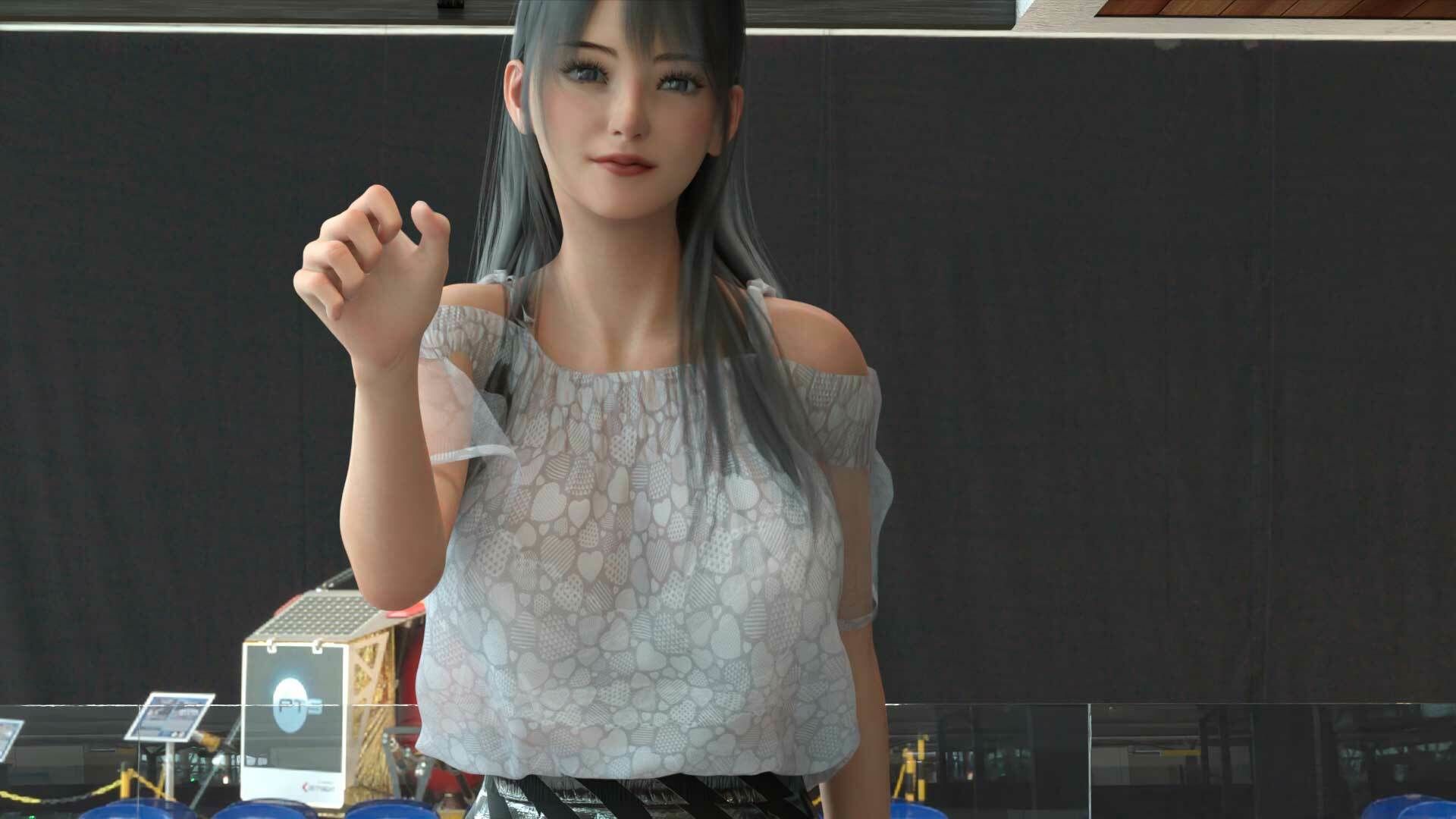 女子アナになった二階堂沙耶・早朝のニュース番組の冒頭でミニスカートでダンスすることを業務命令で強要される:Vol.001『ただの話題作りとのことで電源OFF（のはず）のカメラが4台、ローアングルから彼女のスカート内を覗き込むように設置されている』 画像4