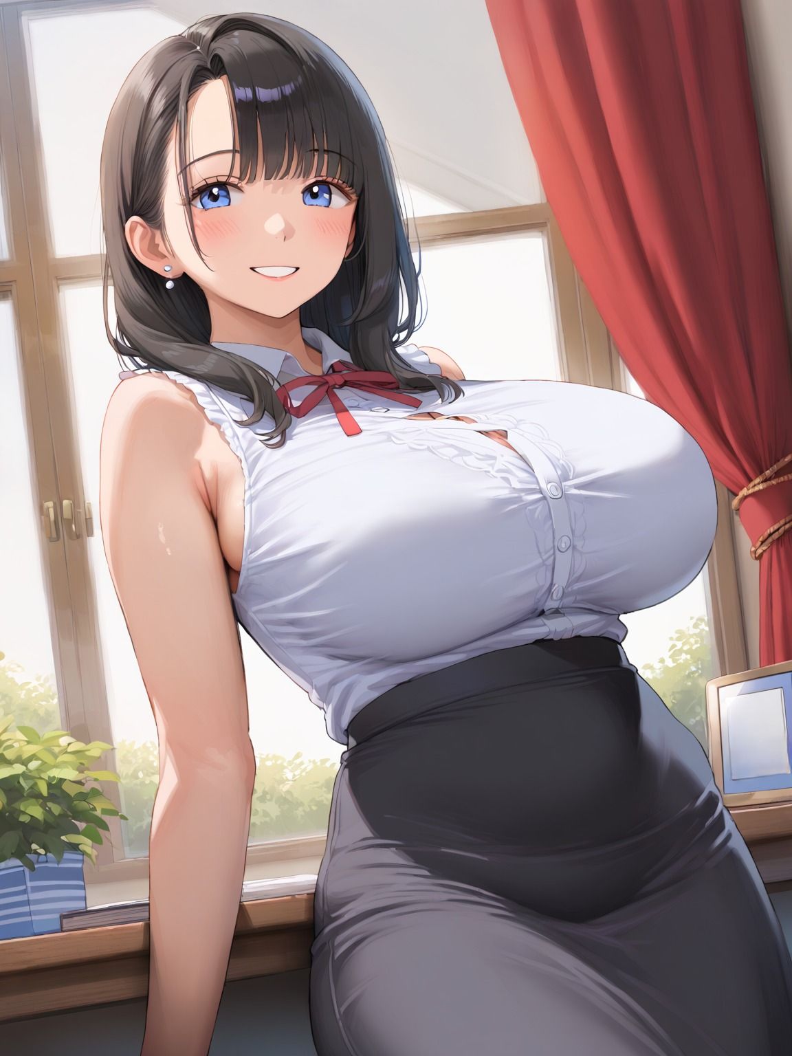 サンプル画像1:彼女が可愛すぎて日常がほぼイチャイチャで終わる件(みずいろマリン) [d_679520]