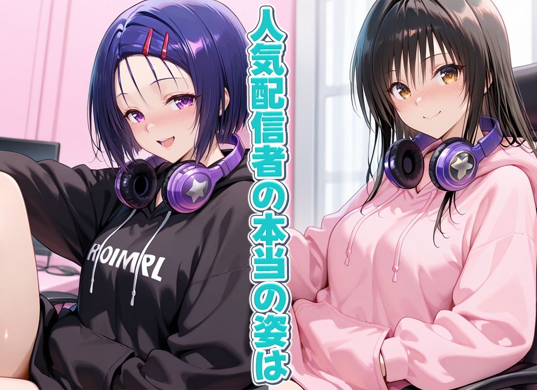 サンプル画像1:配信者の性事情とは〜  古手川＆西連寺(ヒロイン絶頂) [d_679584]