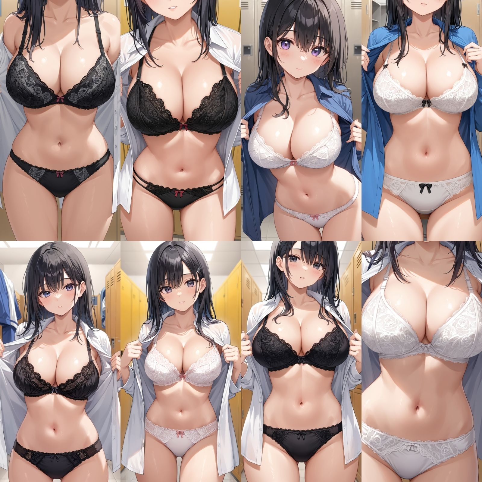 【J〇巨乳盗撮】シャツ脱ぎレース下着 Vol.8【250枚】 画像2