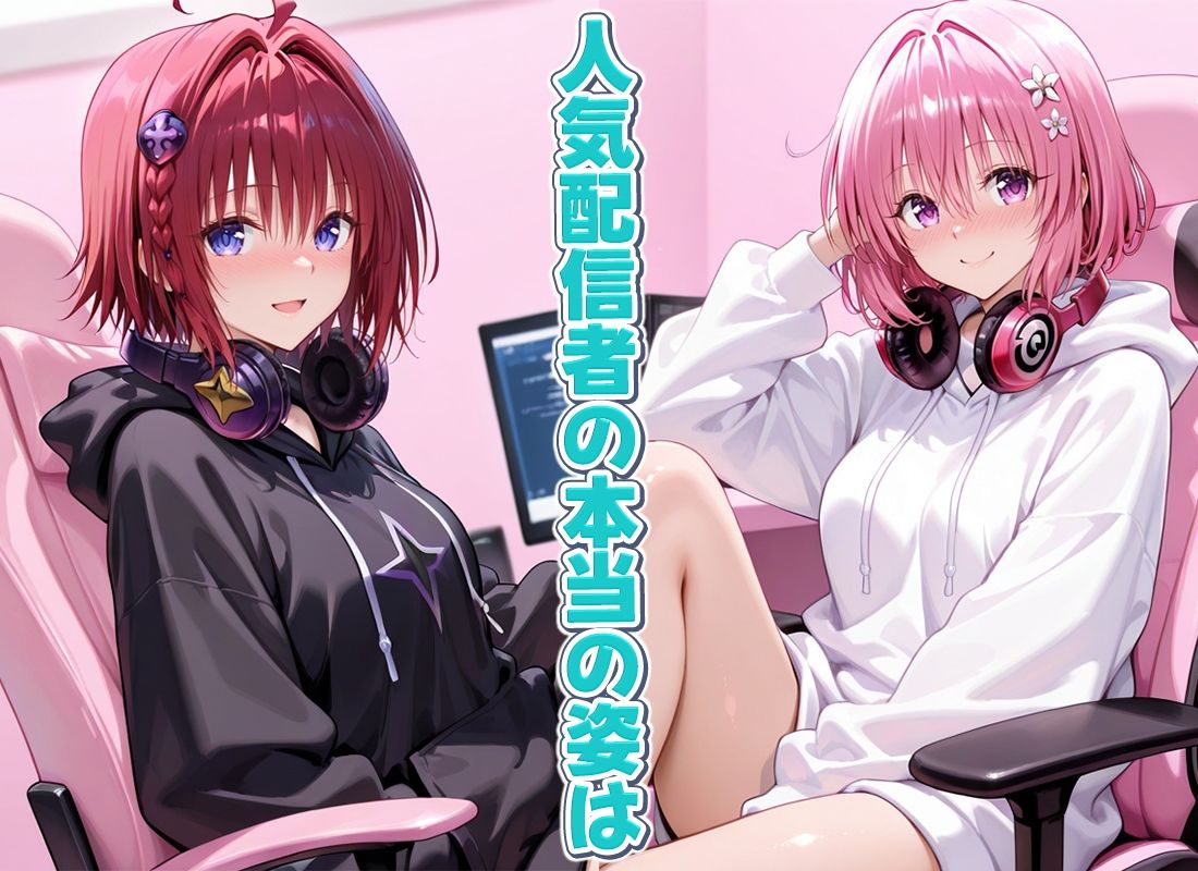 サンプル画像1:配信者の性事情とは〜  メア＆モモ(ヒロイン絶頂) [d_679597]