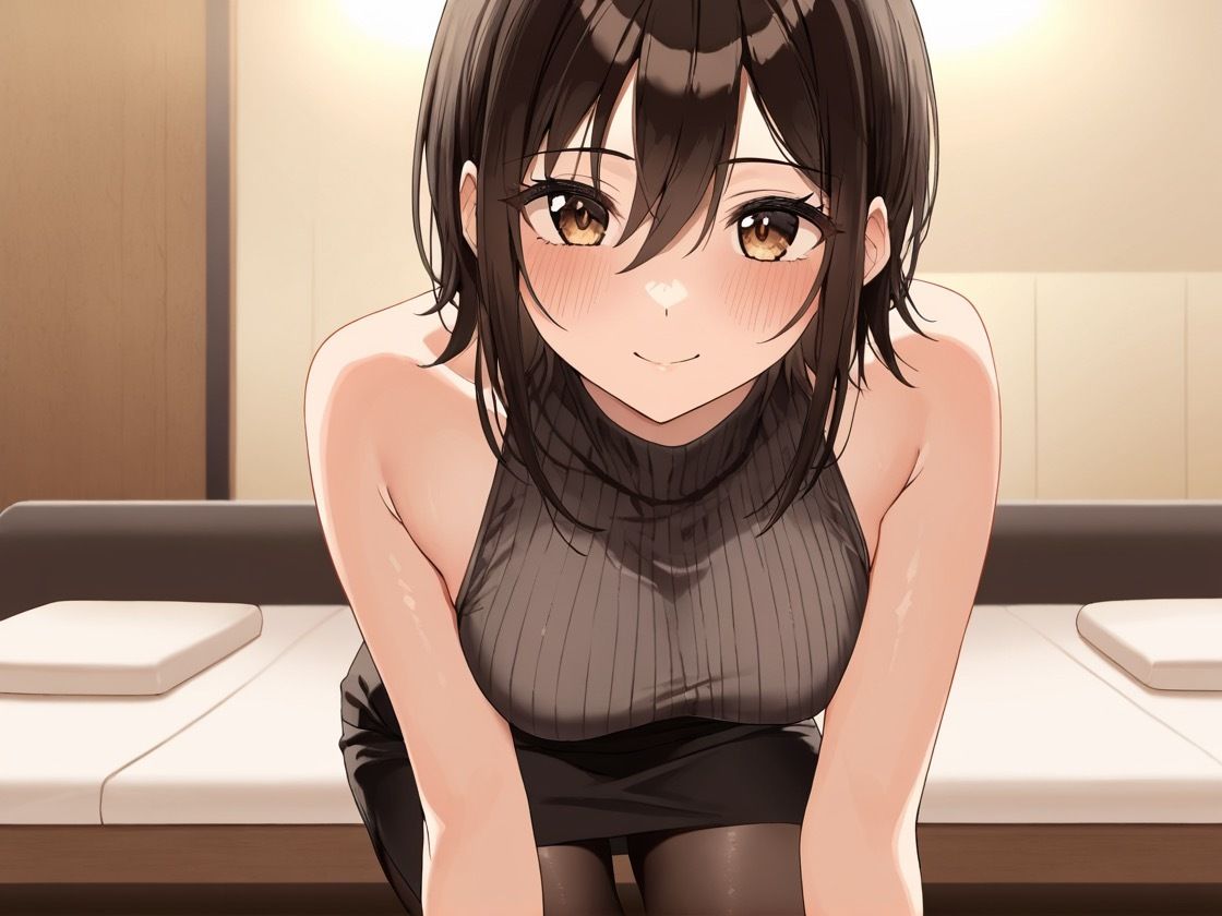 サンプル画像1:仕事帰りに会った巨乳なお姉さんを快楽へ導く(つるつる紳士) [d_679617]