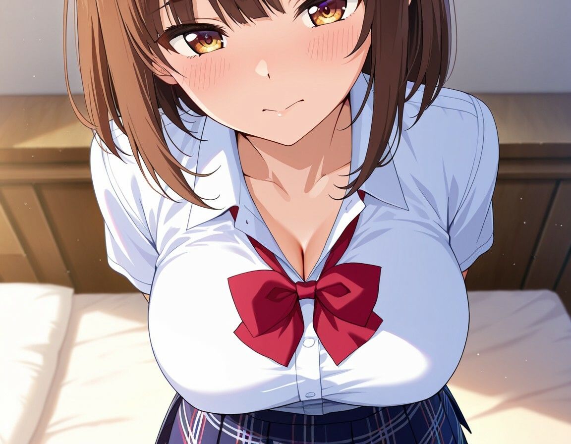 従順爆乳女子校生即ハメSEX1