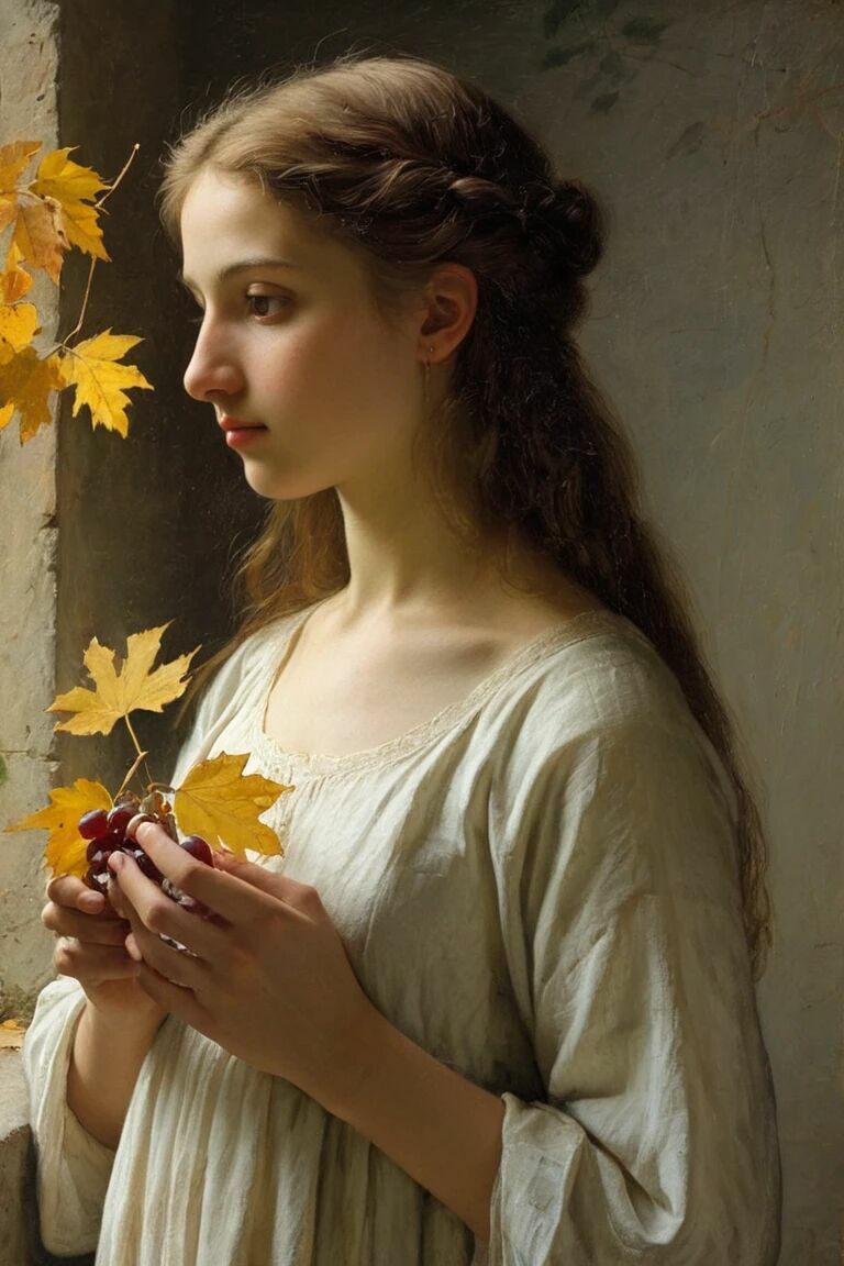 サンプル画像1:Portraits in Autumn Light(Veil of Light) [d_679667]