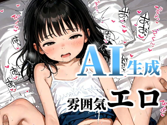 AI生成で出力された文字化け雰囲気エロCG集！