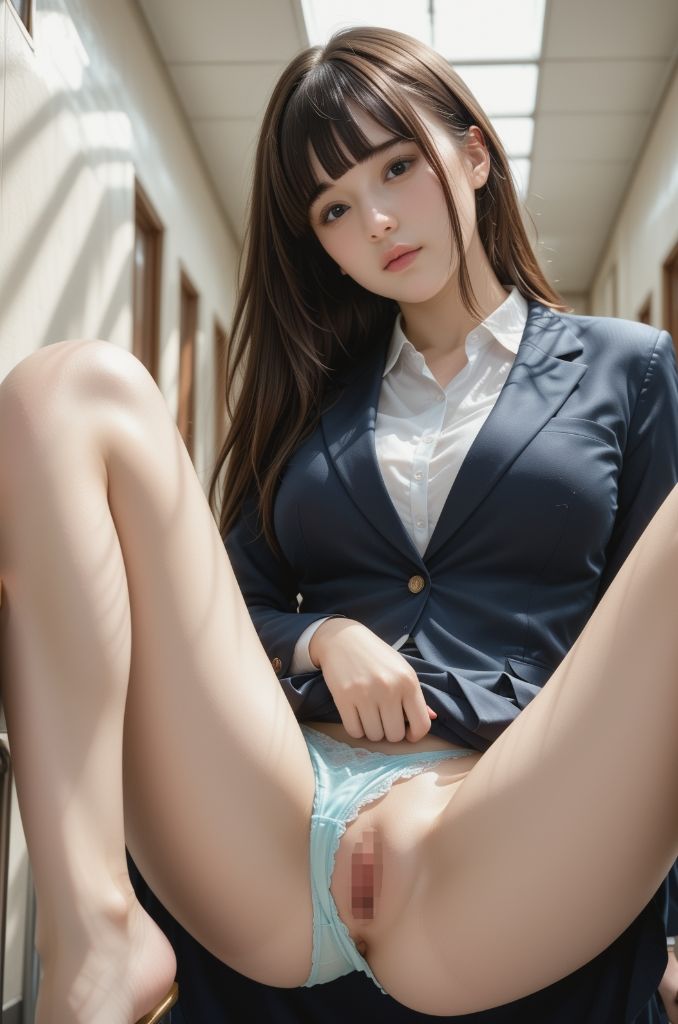 サンプル画像3:制服美少女おまんこ見せつけ 4(まんごー屋) [d_679706]