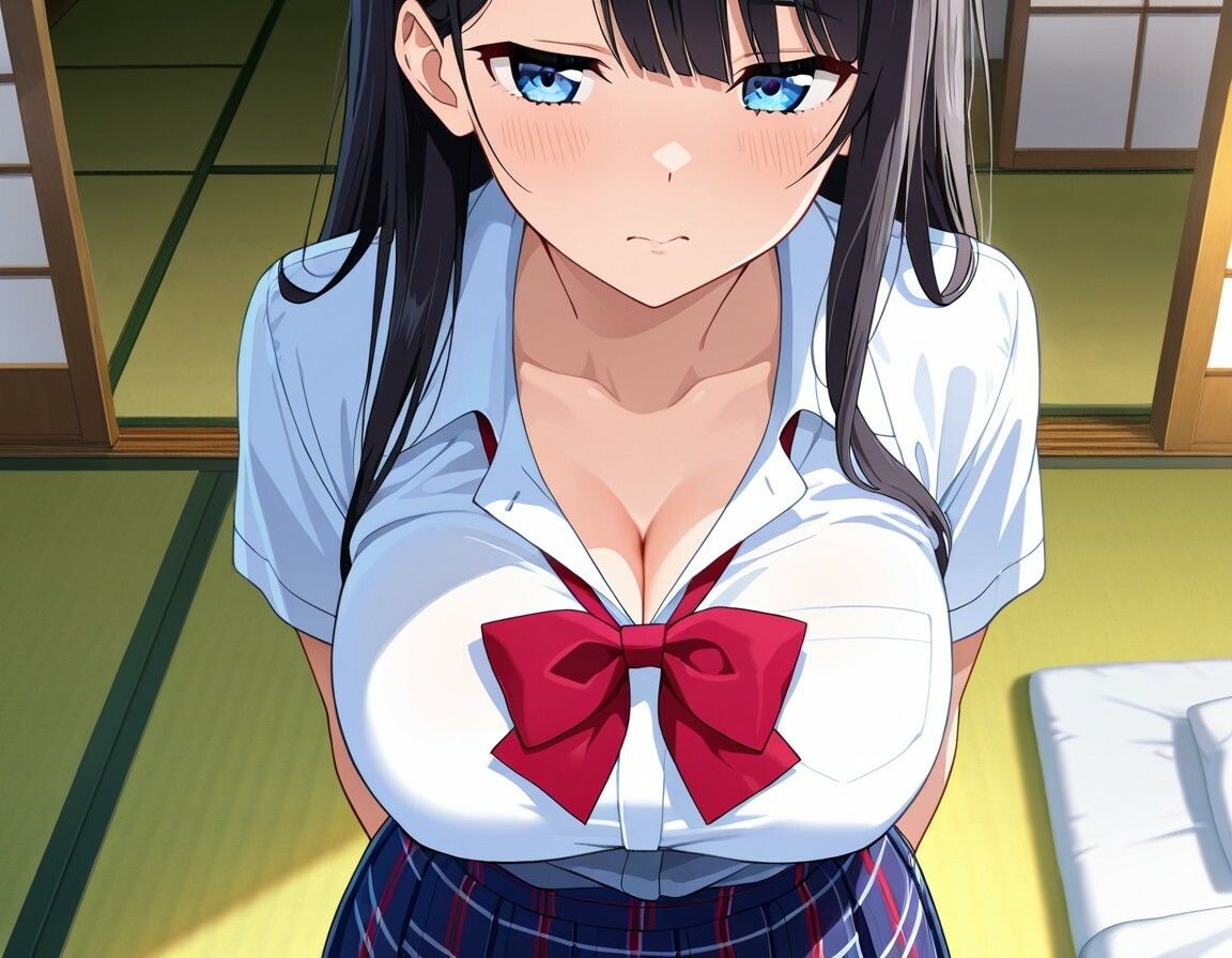 サンプル画像1:爆乳女子校生生ハメSEX(えろずぺす) [d_679732]