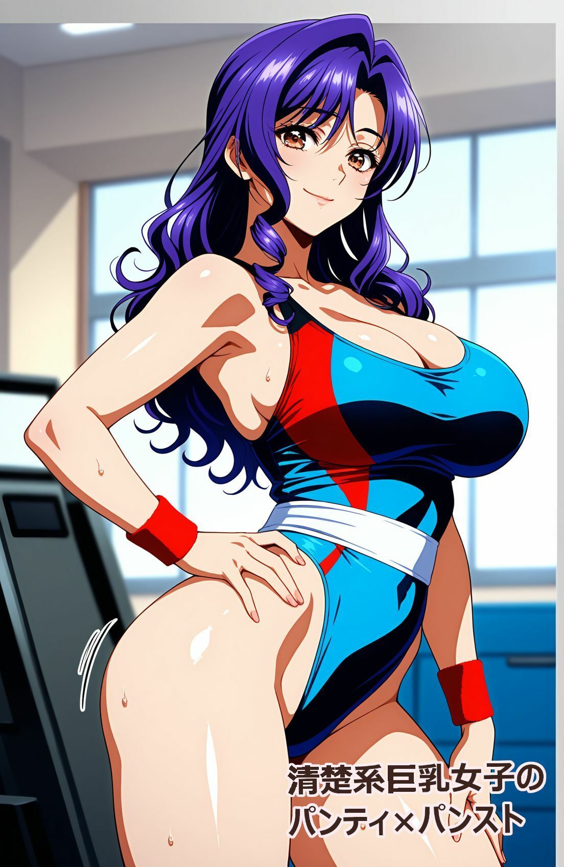 清楚系巨乳女子のパンティ×パンスト 画像7