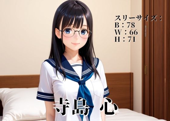 サンプル画像3:メス1匹vsオス100匹ハメ撮り中だし乱交メガネ淫乱女子校生編(もみもみ少年) [d_679833]