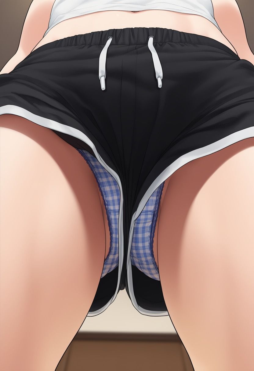 下から覗くショートパンツ(500枚分) 画像10