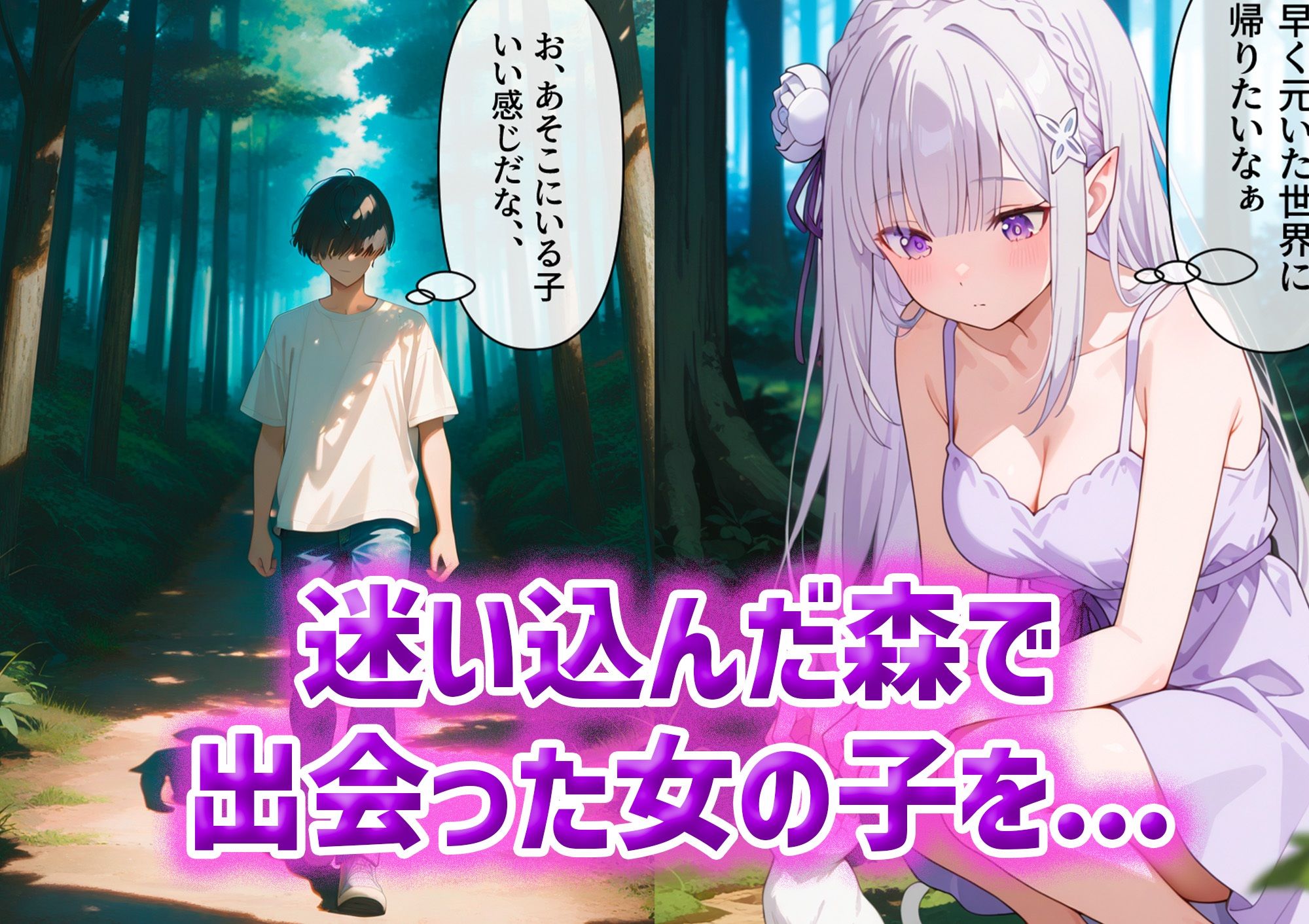 サンプル画像1:催●スキルで始まる幸せイチャラブエッチ生活〜エ○リア編〜(イチャラブ同好会) [d_679898]