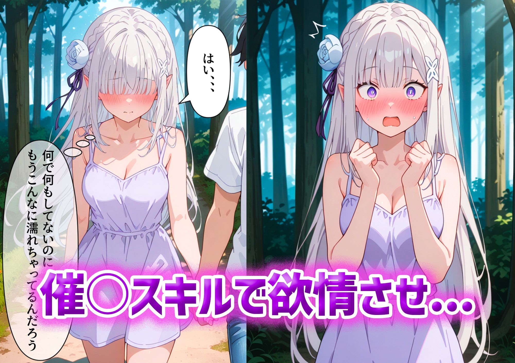 サンプル画像2:催●スキルで始まる幸せイチャラブエッチ生活〜エ○リア編〜(イチャラブ同好会) [d_679898]