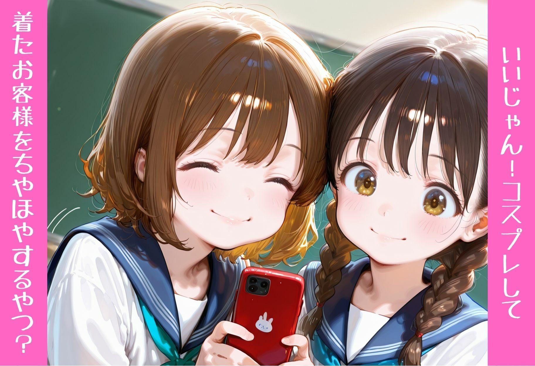 ちっぱい達の学園祭はコスプレででかチンコを接待ちゅう2