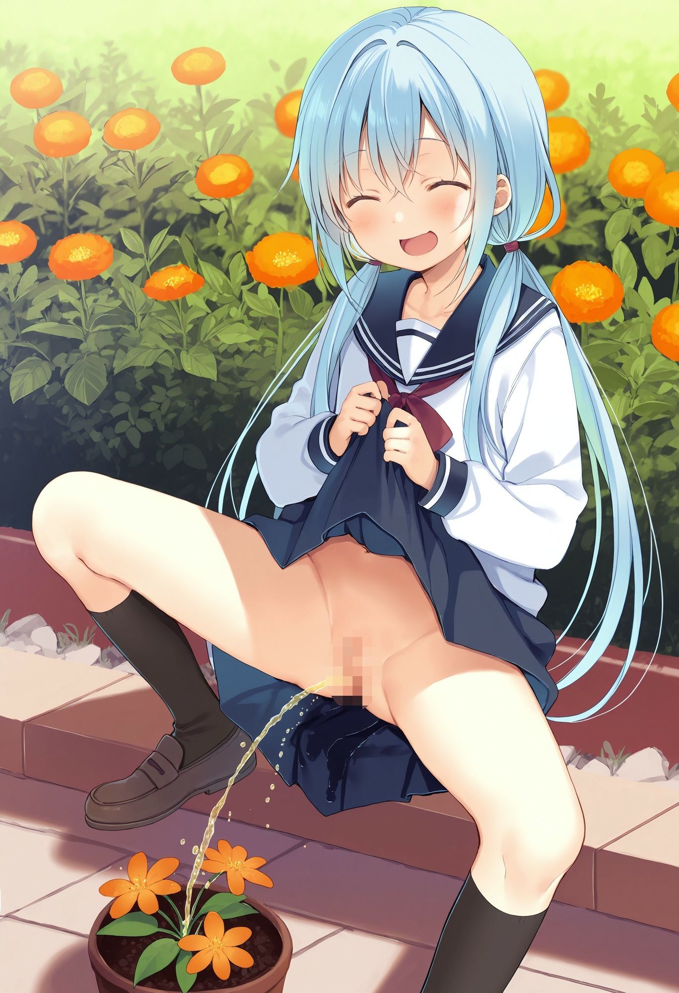 園芸委員のお仕事はおしっこで水やり 画像7