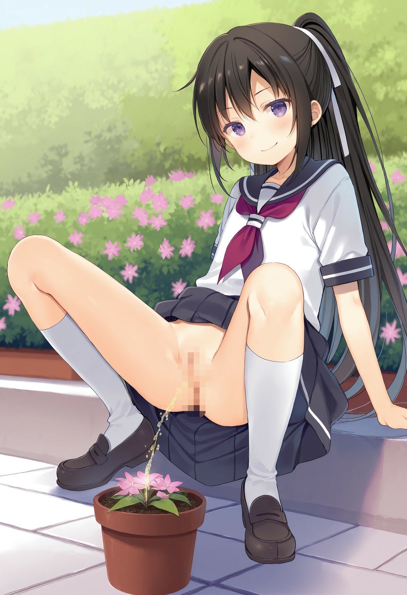 園芸委員のお仕事はおしっこで水やり 画像10