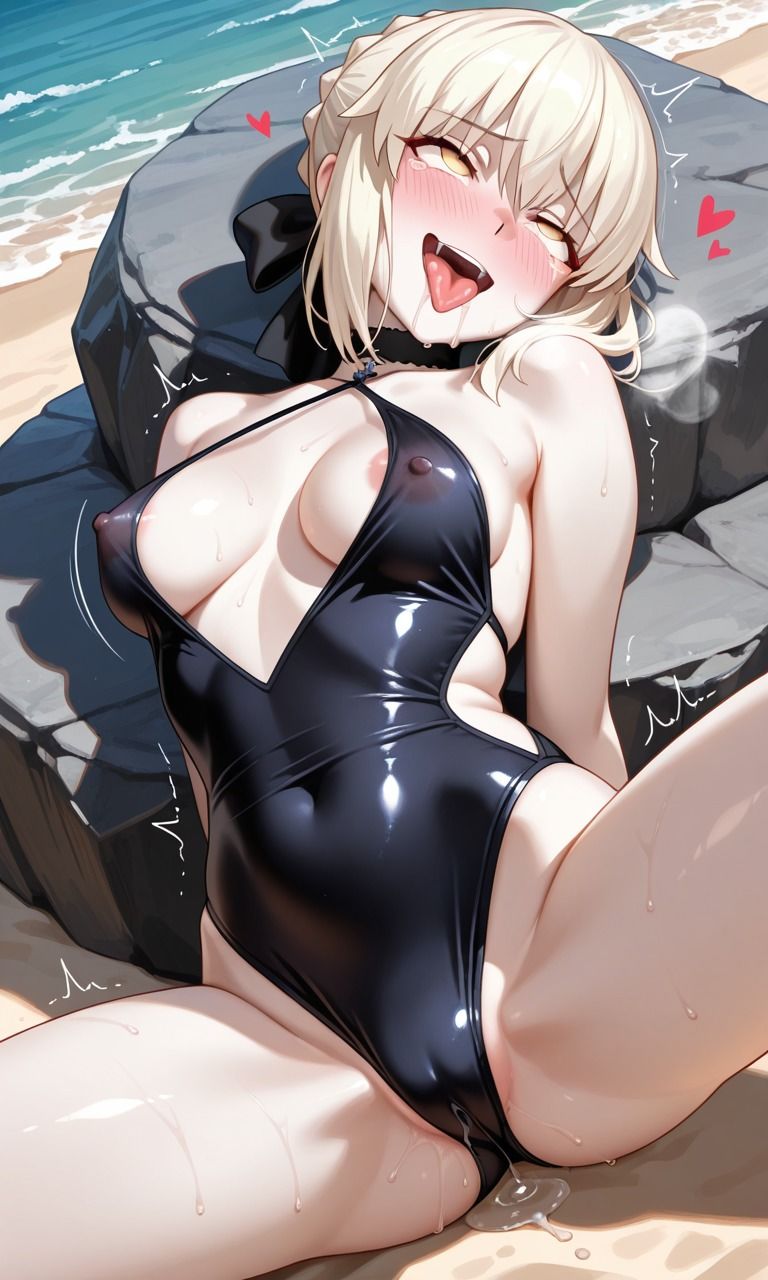 【FGO その5】ジャンヌオルタ(新宿1999)・セイバーオルタ(新宿1999) 〜ドS聖女・女騎士をアヘ顔快楽責め堕ち〜 |搾精 ・恥辱プレイ・パイズリ・種付け中出し 画像10