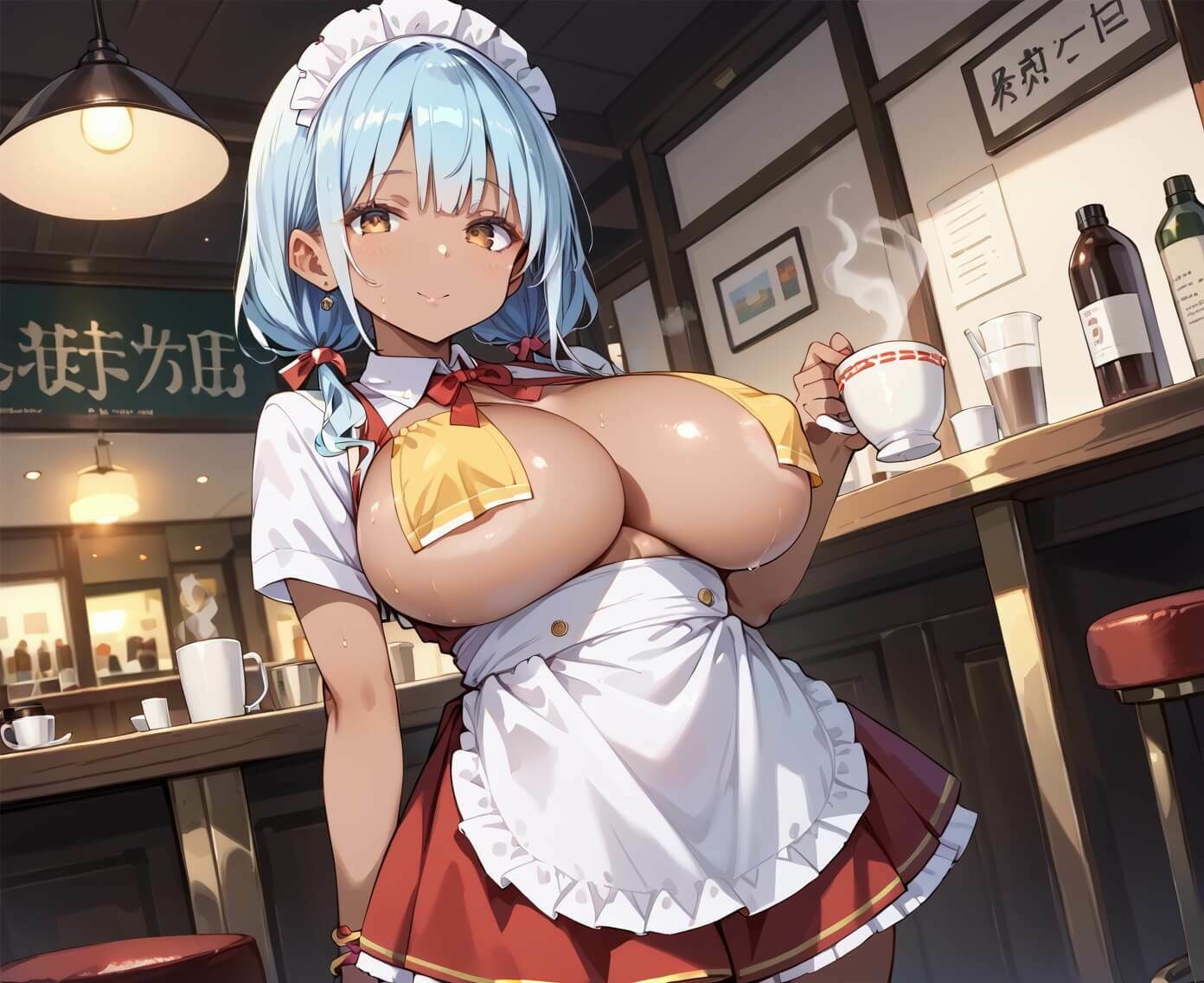 珈琲1杯でヤれるカフェ12！110枚 画像3