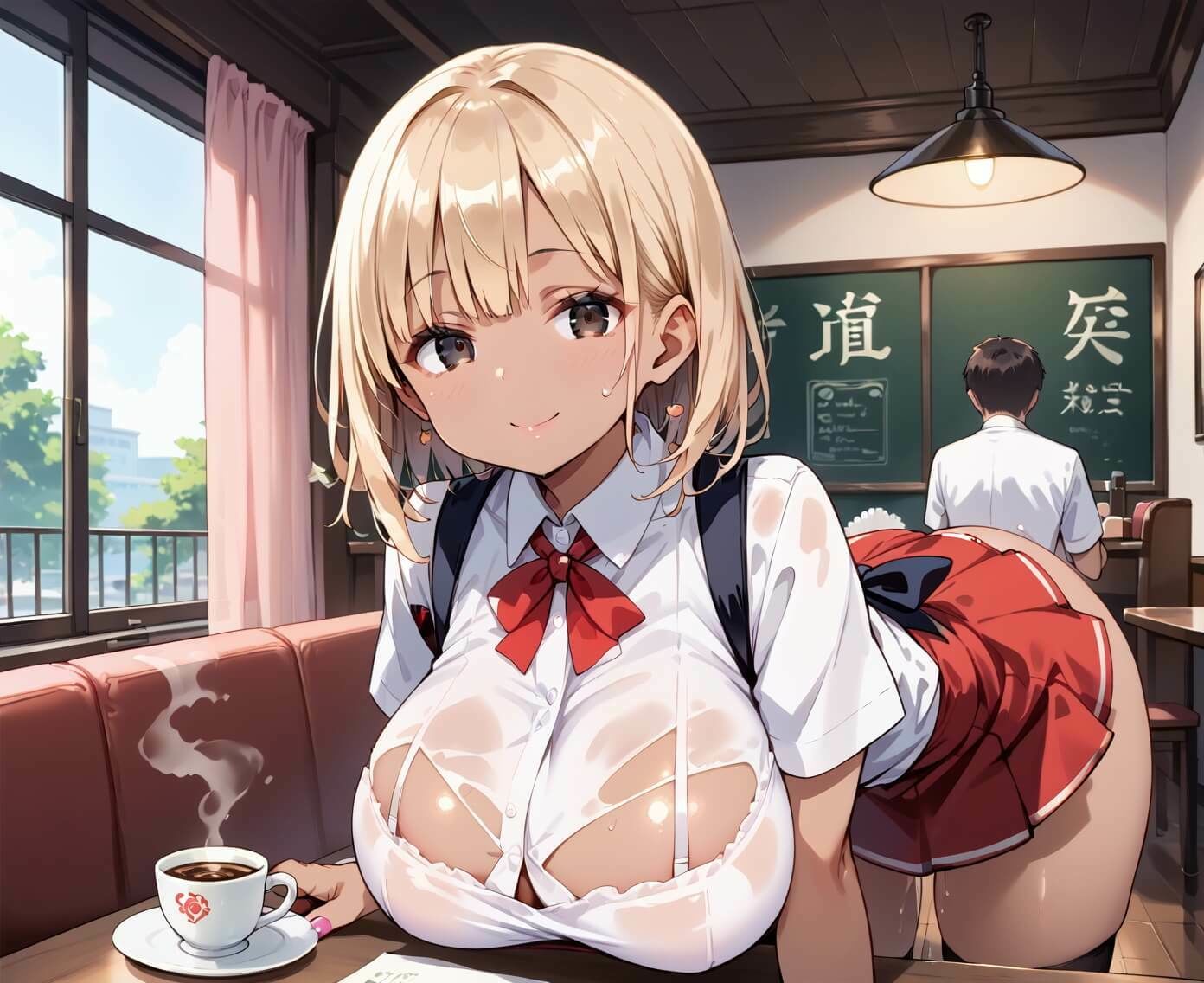 珈琲1杯でヤれるカフェ12！110枚 画像4