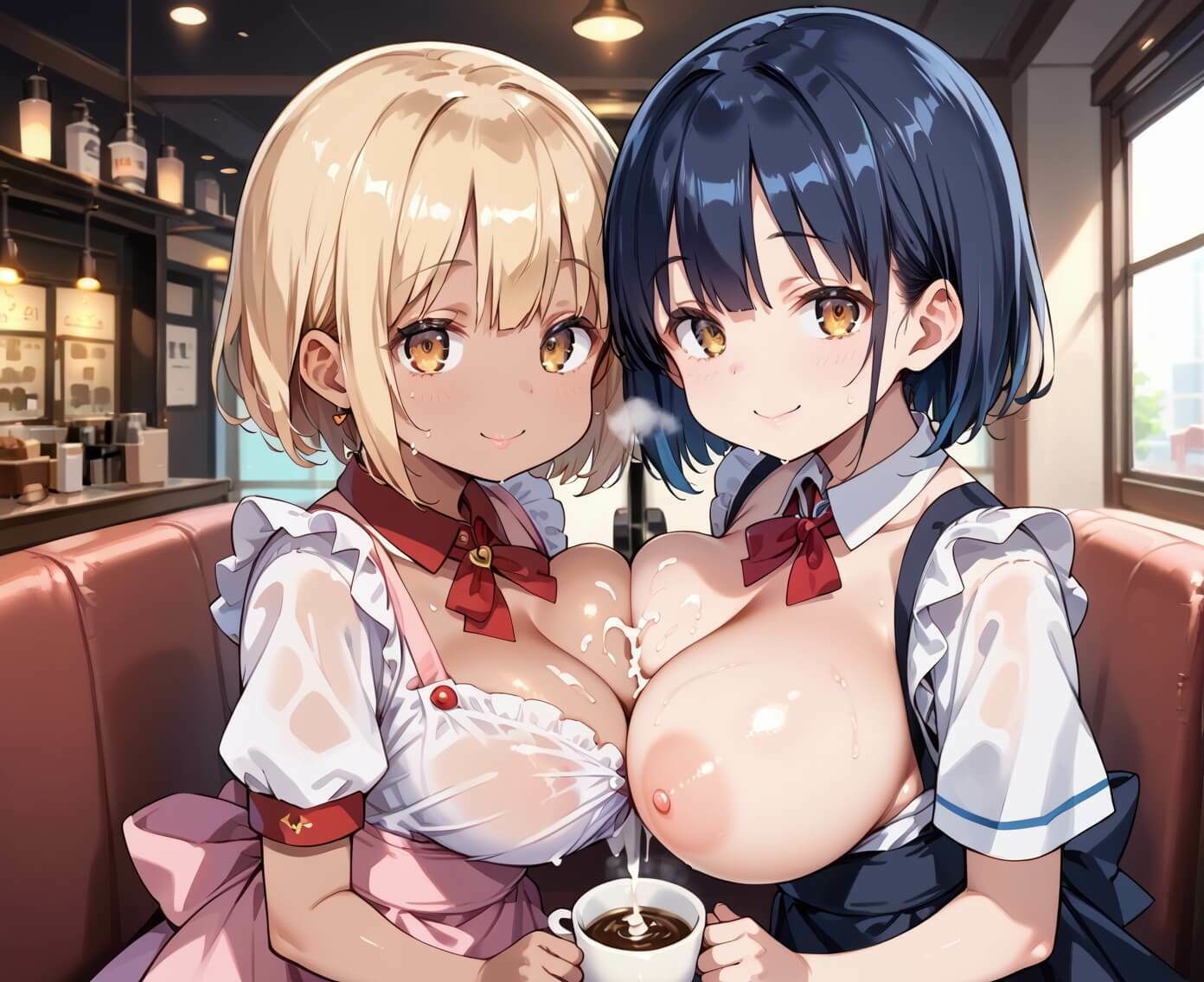珈琲1杯でヤれるカフェ13！110枚 画像7