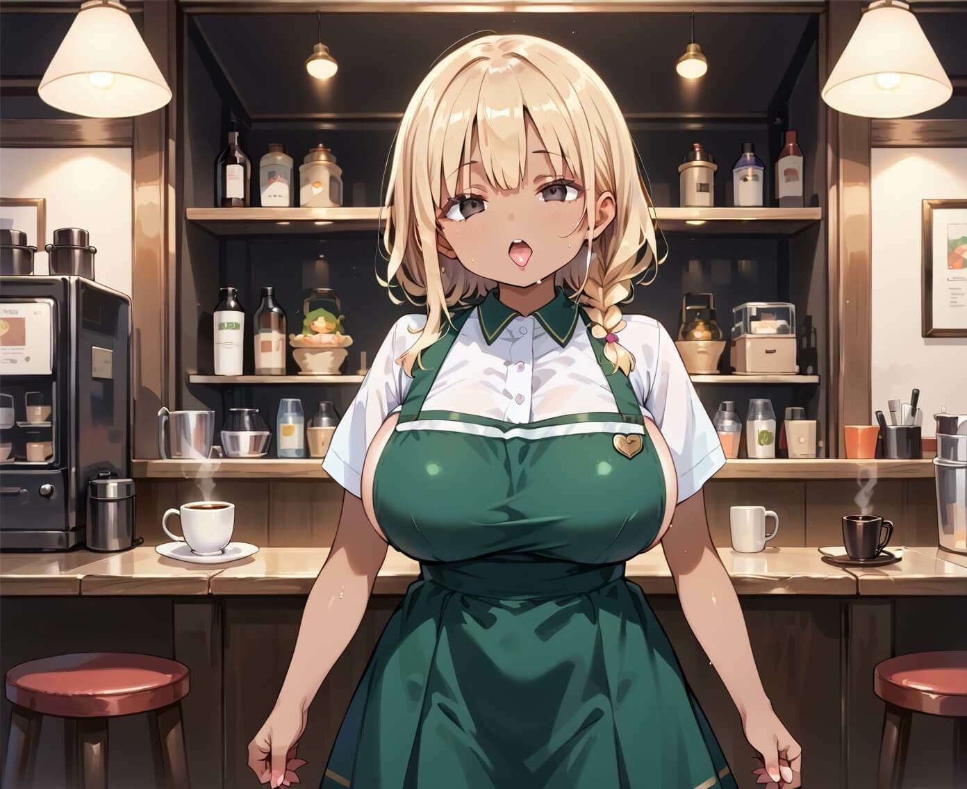 珈琲1杯でヤれるカフェ13！110枚 画像8