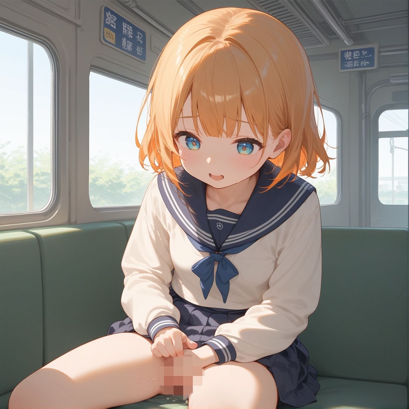 ビッチ用レ●プ車両！乗ったら終点まで乗り継ぎまくってください6【制服美少女の厳選CG375枚収録】 画像8