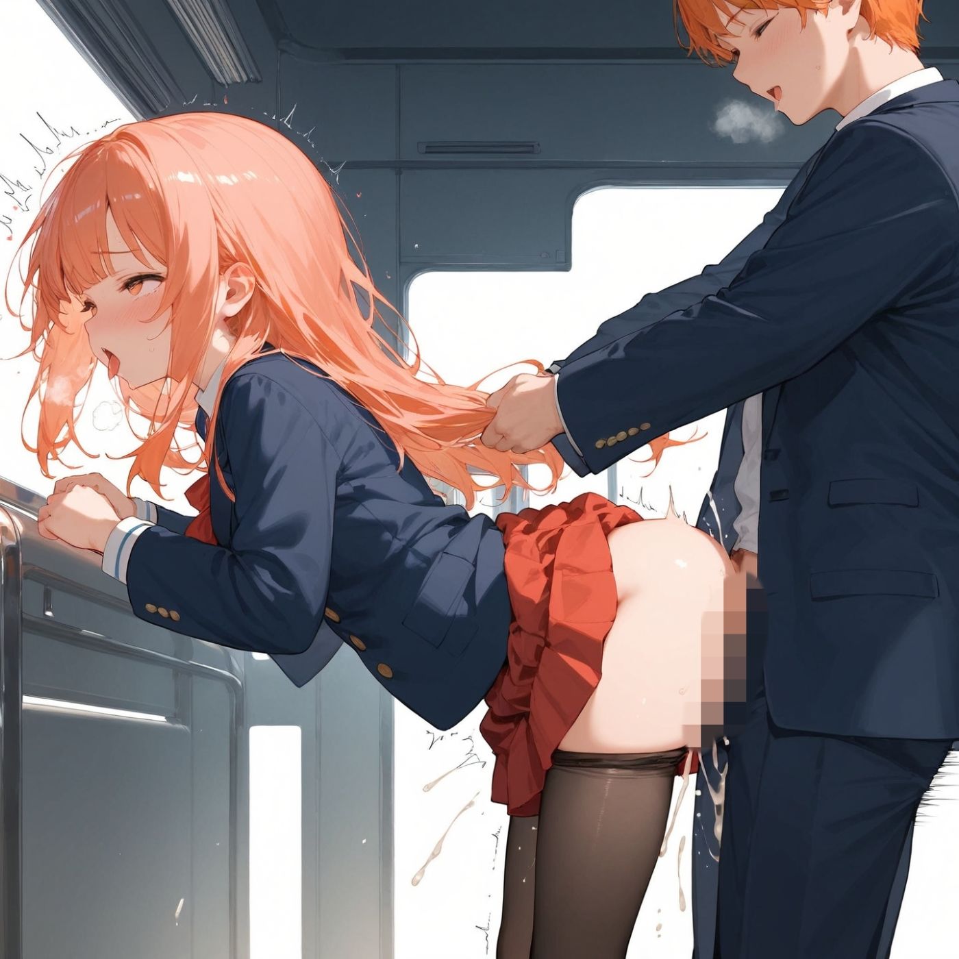 ビッチ用レ●プ車両！乗ったら終点まで乗り継ぎまくってください6【制服美少女の厳選CG375枚収録】 画像9