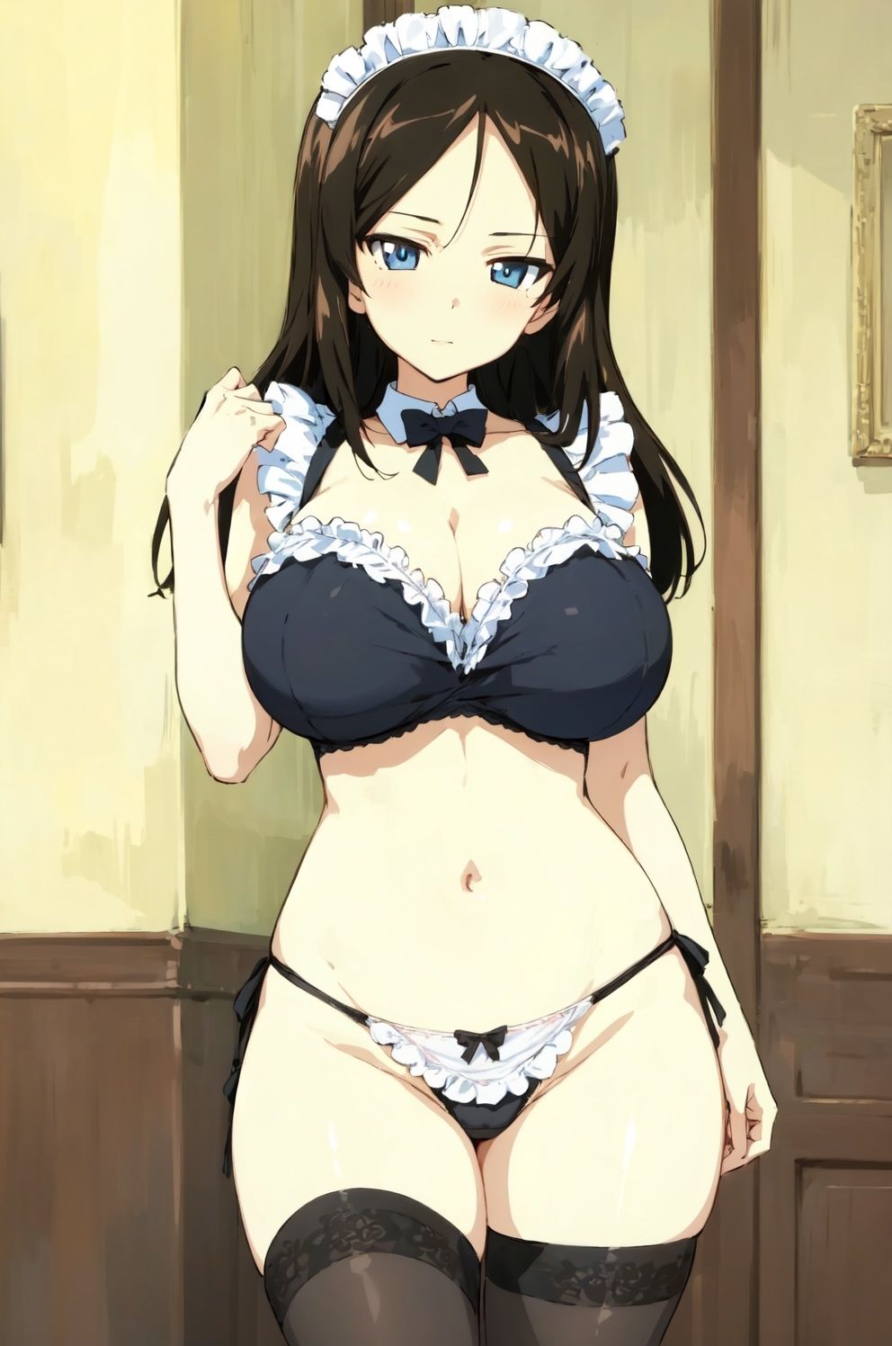 虹かけ誌 ガールズ＆パンツァー イラスト集22 ノンナ ぶっかけ過ぎです。改善を求めます サンプル画像 3