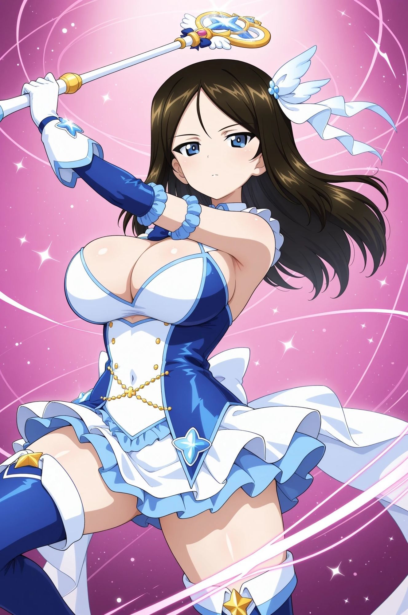 虹かけ誌 ガールズ＆パンツァー イラスト集22 ノンナ ぶっかけ過ぎです。改善を求めます サンプル画像 7