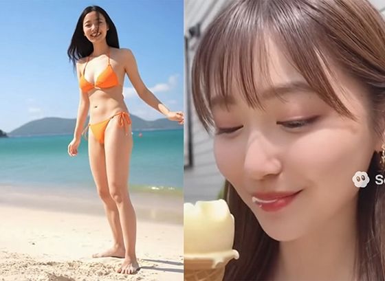 【無料エロ漫画】AIグラビアアイドル動画【100本】(LOSHO) d_680370