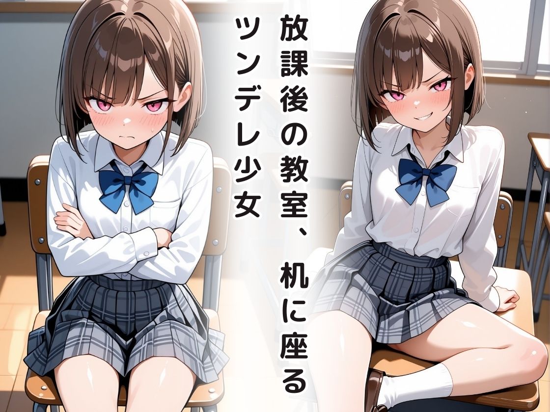 ツンデレ少女に踏まれる放課後 サンプル画像 2