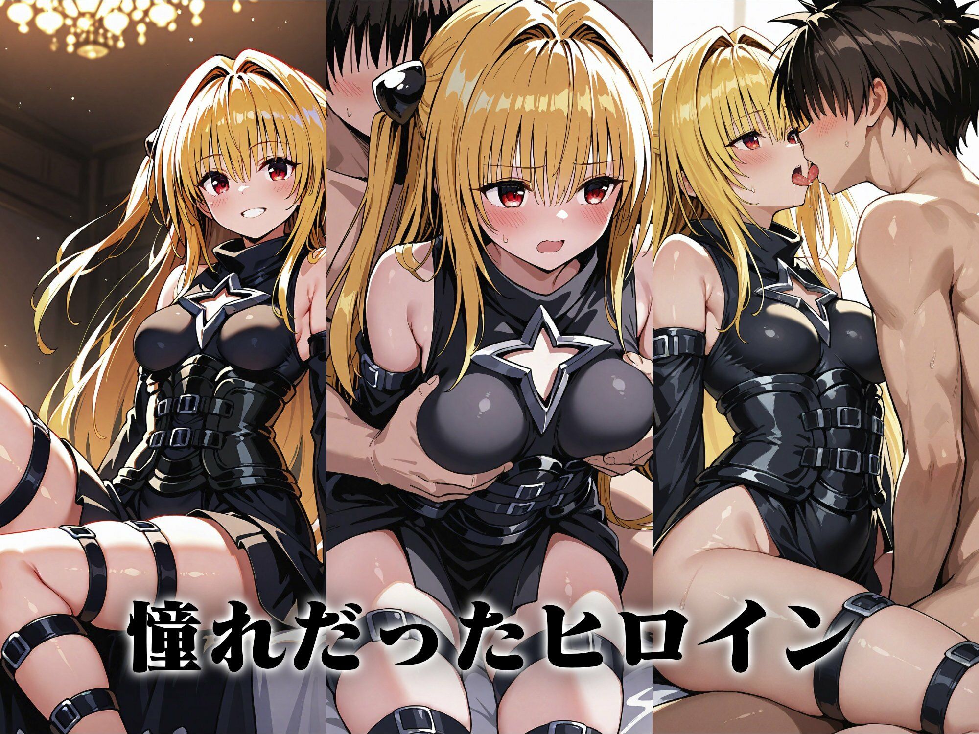 サンプル画像3:ヒロイン即えっち 金色●闇 ドレス編(ものとーん) [d_680425]