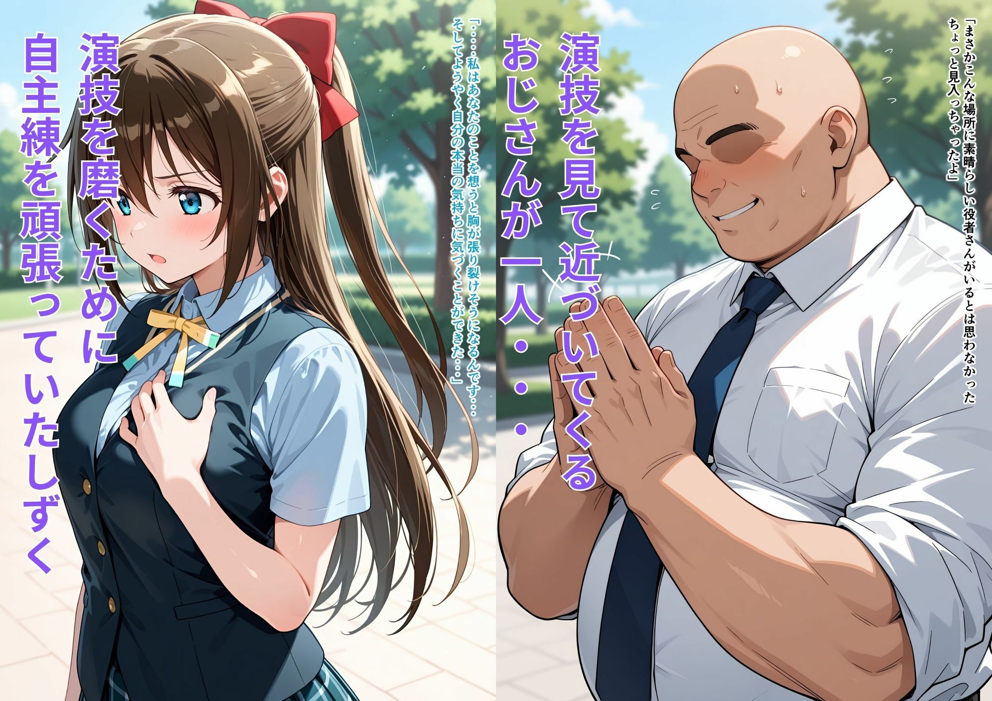 サンプル画像1:私に教えてくださいっ！  演技と恋と…エッチの気持ち良さを(はやふ) [d_680466]