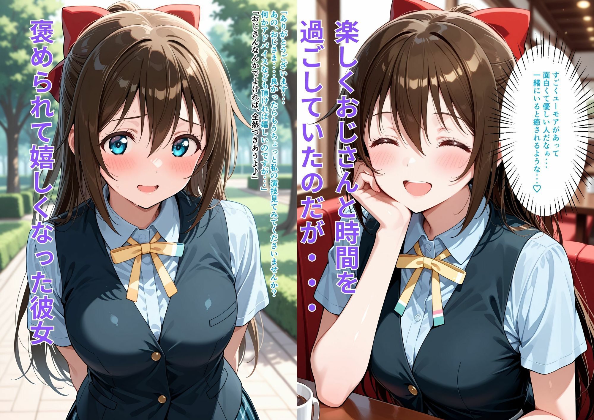 サンプル画像2:私に教えてくださいっ！  演技と恋と…エッチの気持ち良さを(はやふ) [d_680466]