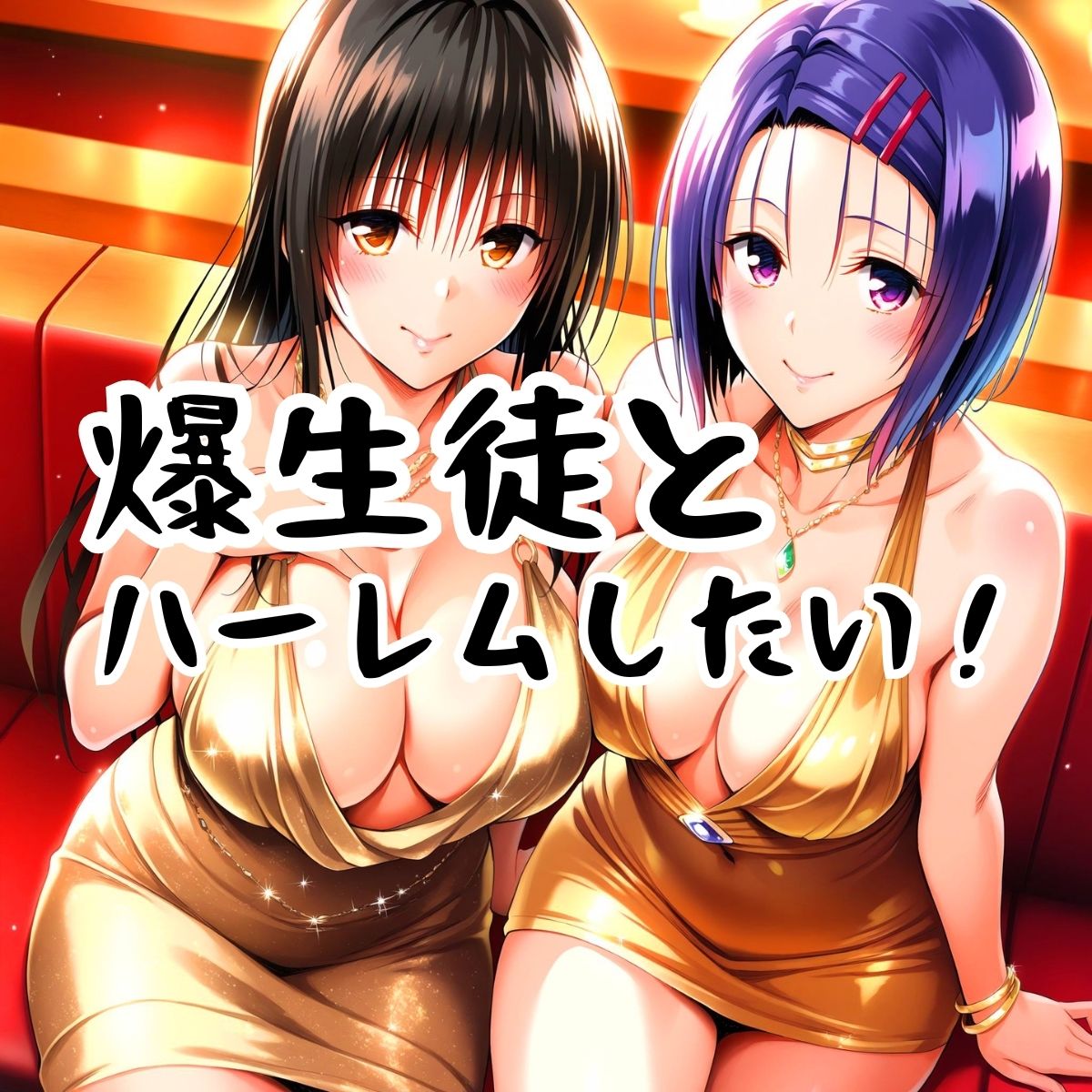 サンプル画像1:両手にハーレム デカパイ生徒編(ぽるん) [d_680478]