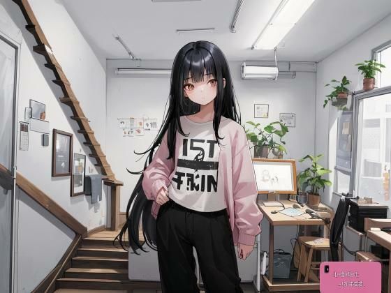 サンプル画像1:幼馴染のJKとお家S〇X(日頃の癒し) [d_680510]