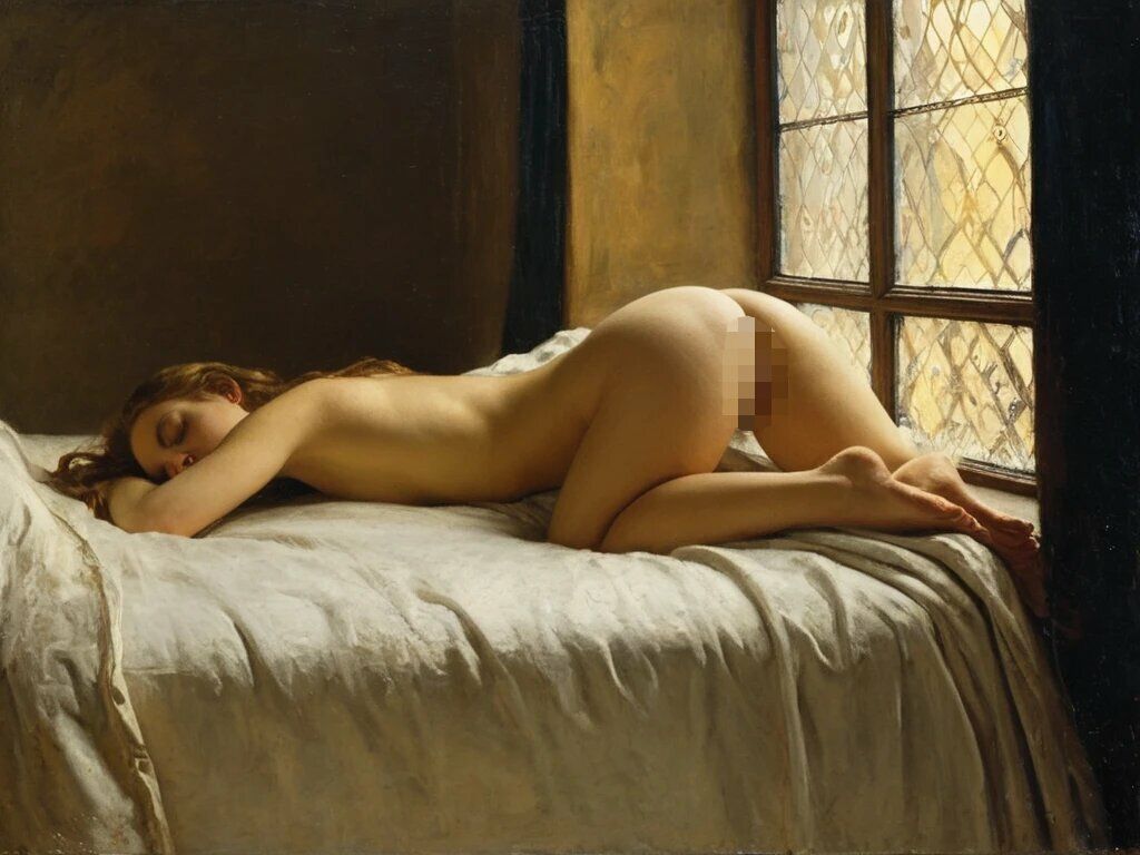 サンプル画像5:Portraits in Autumn Light – Nude Studies(Veil of Light) [d_680518]