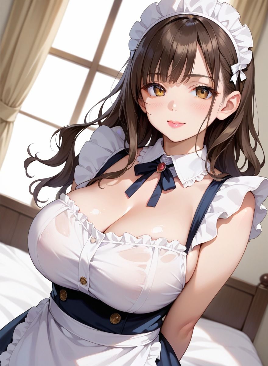 サンプル画像2:メイドさんの射精管理(種付け日和) [d_680546]