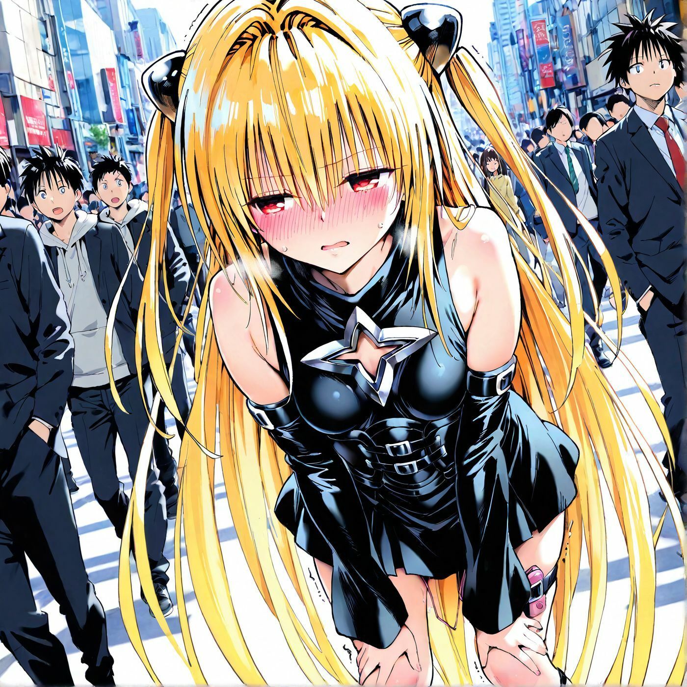 サンプル画像1:〇ミ  黒服(truo) [d_680622]