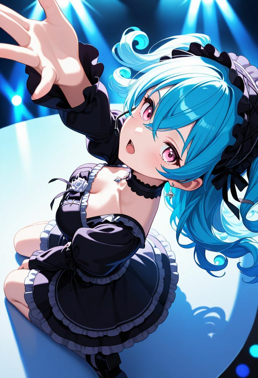 『ごしゅ推しリボン隊』vol.1 ミズハ@ひとしずくリボンと鋭い眼差しのファンサ 画像1