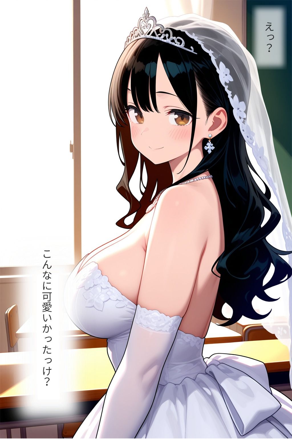 サンプル画像2:「ギャップ萌え」地味女だと思っていた幼馴染がめちゃめちゃ可愛くて萌えた(桃尻娘) [d_680653]