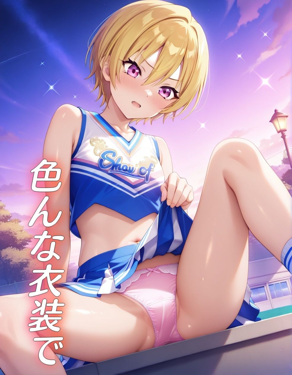 サンプル画像2:アイドルパンツ〜チア編〜(AIパンツ部) [d_680659]