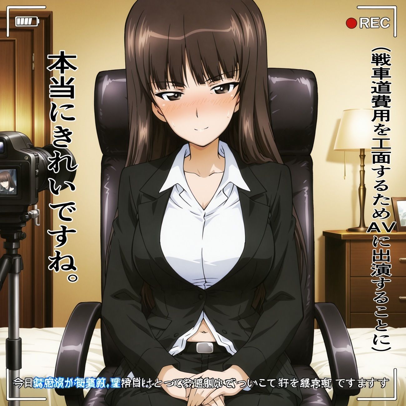 サンプル画像1:西住◯ほ 娘の戦車道費用のために(鉄郎) [d_680687]