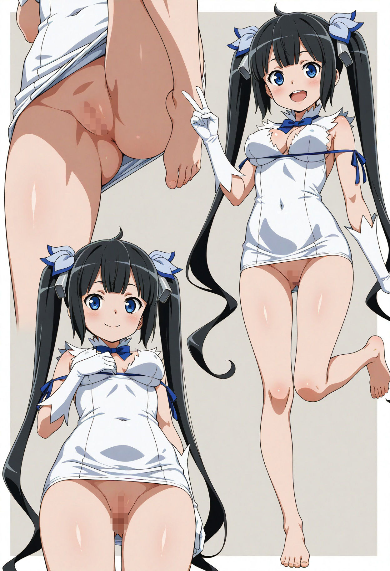 サンプル画像6:立ち絵とローアングル【ヘスティア風1】(Lunarith) [d_680732]