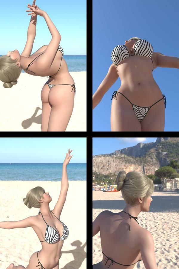 サンプル画像2:才色兼備の北米女教師エレン先生の水着モデル風写真集Teacher_01(Ozone_Layer) [d_680754]